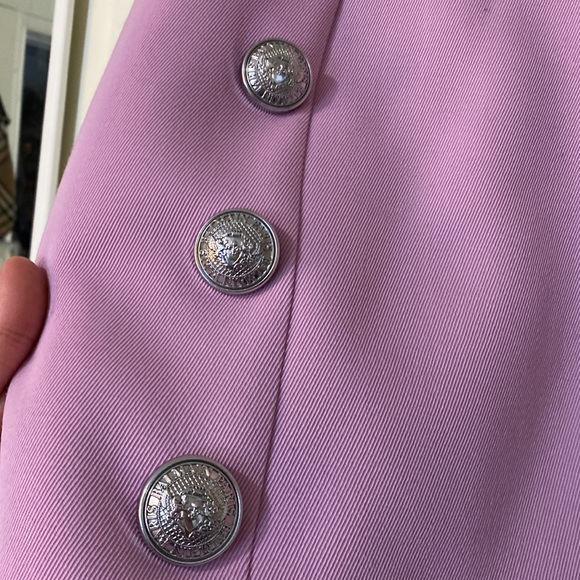 Balmain pink button embellished skirt - Picture 3 of 9